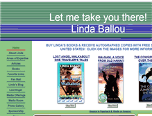 Tablet Screenshot of lindaballouauthor.com
